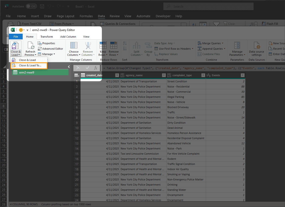 Transform Data 12